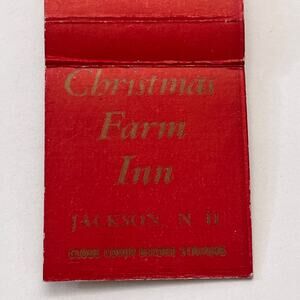 Christmas Farm Inn Jackson NH Vintage Matchbook Cover TB8-MB-14